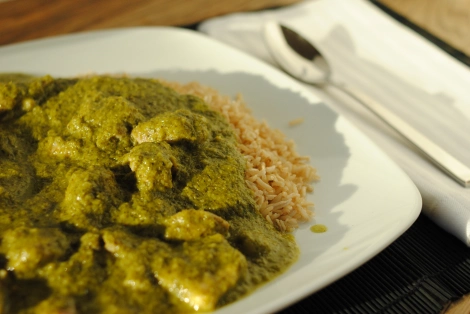 Low-Amine Green Curry Chicken (low-amine, gluten-free, soy-free, dairy-free, nut-free, paleo, low-fat, low-carb) photo